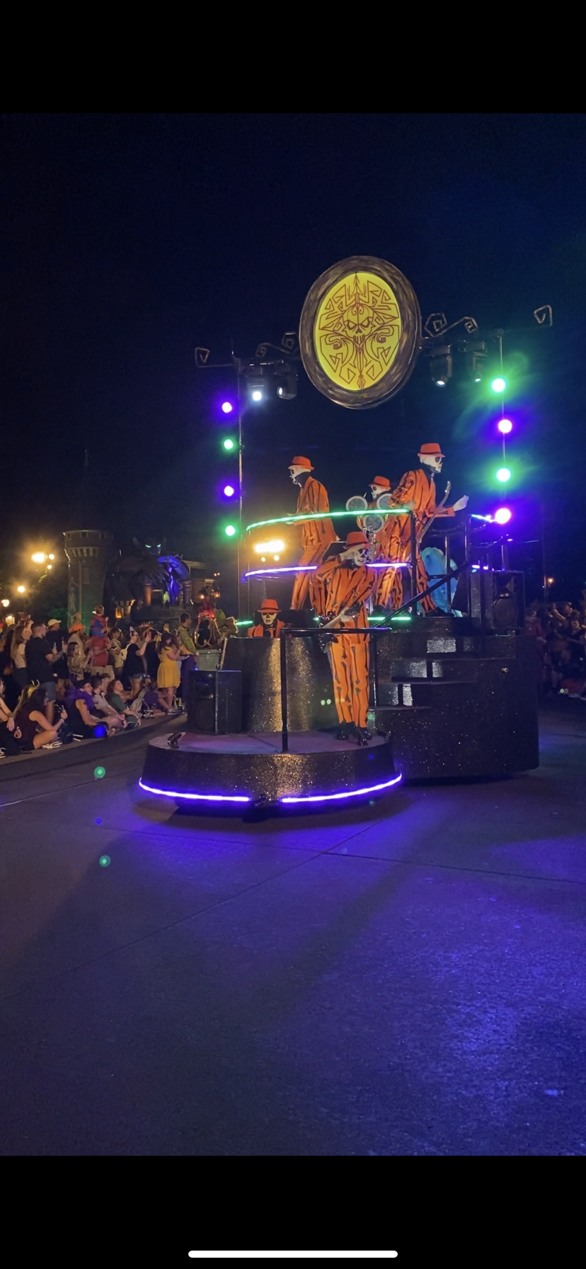 Skeleton Band in the Boo To You Parade